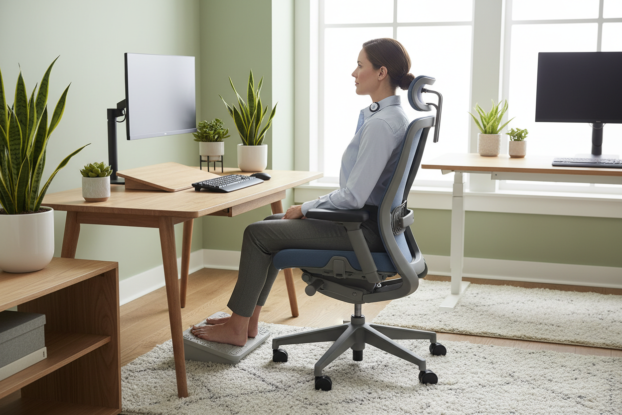 Soulager les problemes de dos au bureau